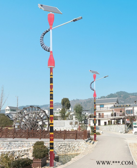 欣凱照明民族風6米太陽能路燈 可非標定制 太陽能路燈廠家