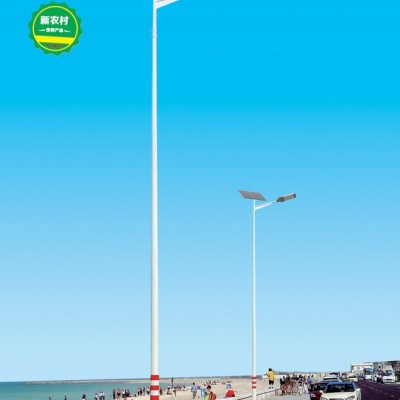 興凱照明新農村6米太陽能路燈 配小金豆燈具 單晶硅太陽能板