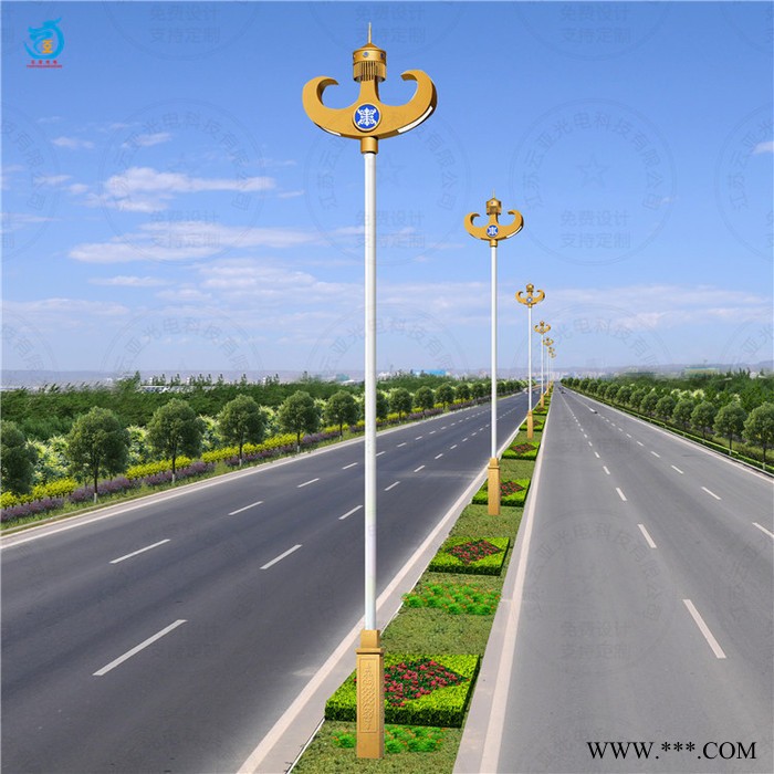 云亞光電少數民族農村改造太陽能路燈 民族特色路燈