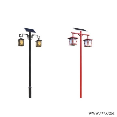 庭院燈LED庭院燈路燈 太陽能戶外鋁型材歐式中式庭院路燈定制