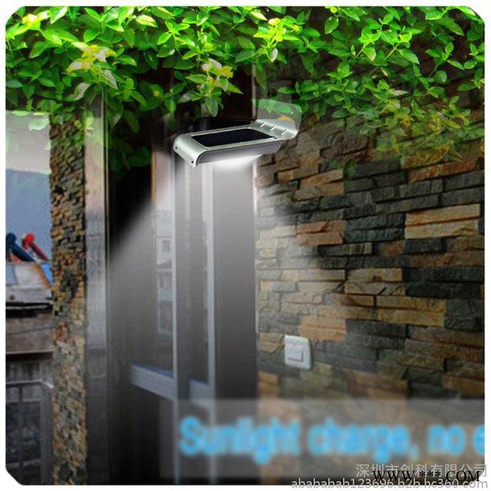 創科有限公司CH2858 太陽能壁燈 太陽能庭院燈 戶外景觀燈 LED節能燈