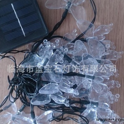 誠信直銷太陽能燈串 LED節(jié)日彩燈 工藝裝飾燈室外防水燈
