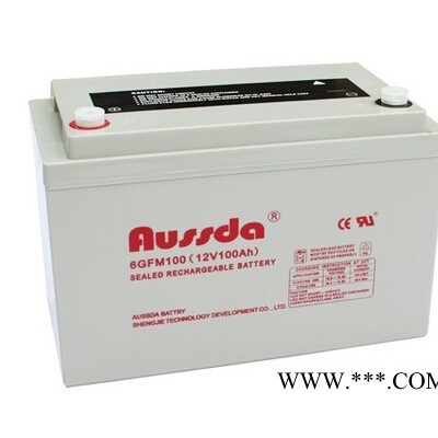 奧斯達蓄電池6GFM100 奧斯達蓄電池12V100AH 12V100AH太陽能路燈電池 消防應急電池