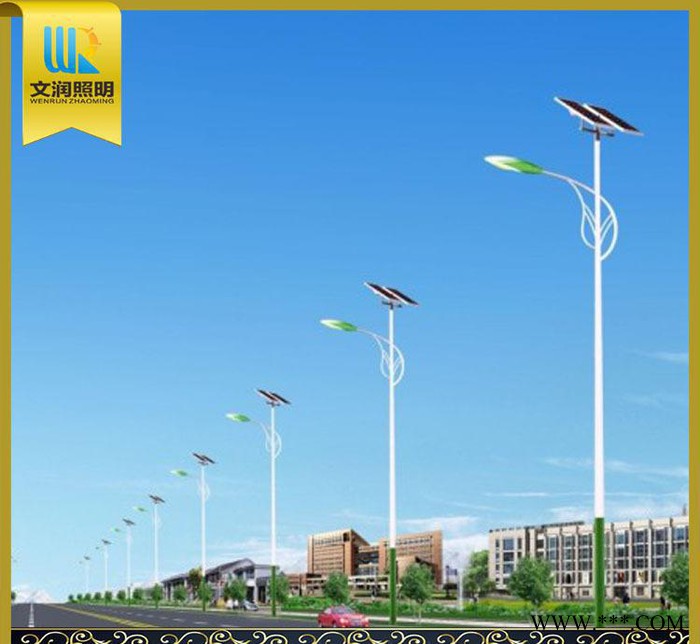 定制 太陽能路燈 整體熱鍍鋅太陽能路燈 果園農場太陽能路燈