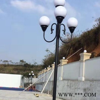中山庭院燈廠家 德東戶外防水新款沙鑄鋁LED庭院燈廠家 廣場太陽能庭院燈批發