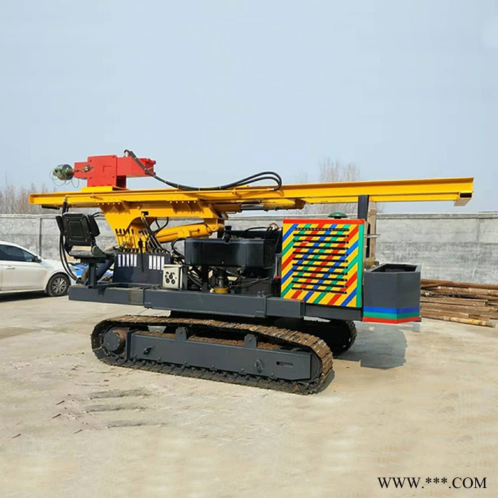 卡博恩  履帶式光伏打樁機 自行走光伏打樁機