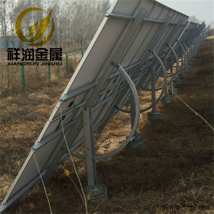 天津祥潤(rùn)熱鍍鋅光伏支架配件光伏支架C型鋼Q235廠家銷售加工定制