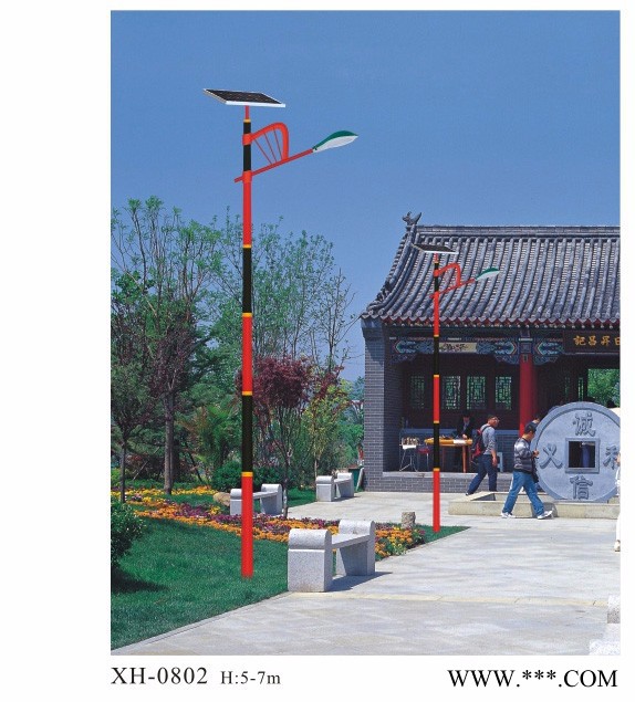 標點照明 XH-0802   太陽能路燈 LED路燈    5-7m新農村道路燈**