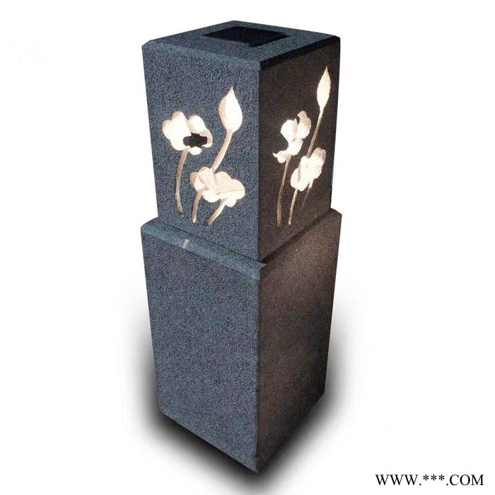 石燈籠石雕石燈擺件庭院別墅公園日式石燈太陽能石燈籠擺件