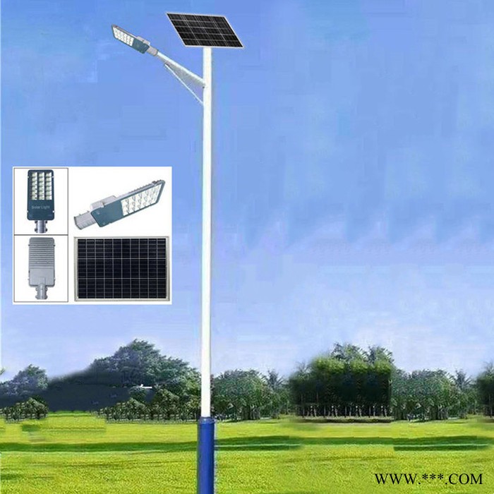 星耀 農村LED路燈   陜西庭院燈安裝/單晶硅太陽能電池高效節能/西安太陽能路燈