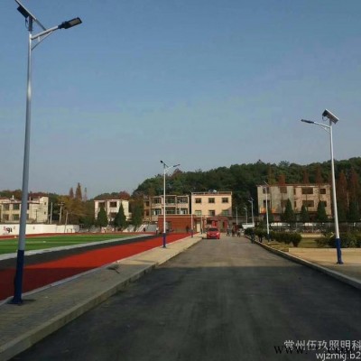 常州6米7米8米FNZH伍玖照明167新農村特色仿古新疆石河子民族風太陽能光伏路燈燈桿價格廠家扶貧亮化路燈價格批發