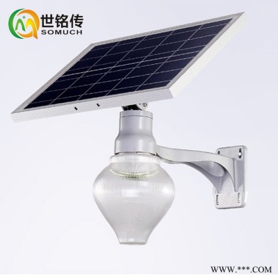 LED太陽能路燈新農村高桿庭院燈草坪燈戶外防水壁燈道路小區路燈 太陽能燈