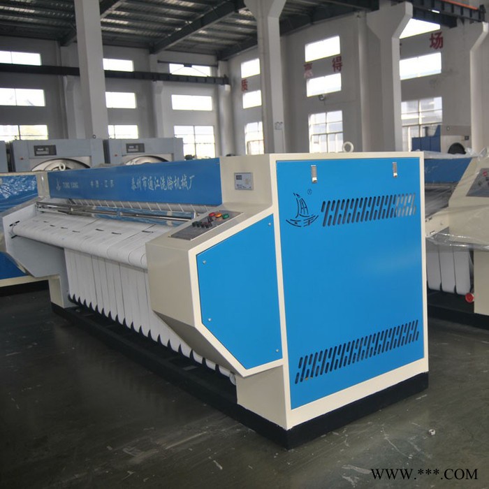 **床單燙平機被套整熨設備 工業三滾天然氣燙平機 液化氣燙平機