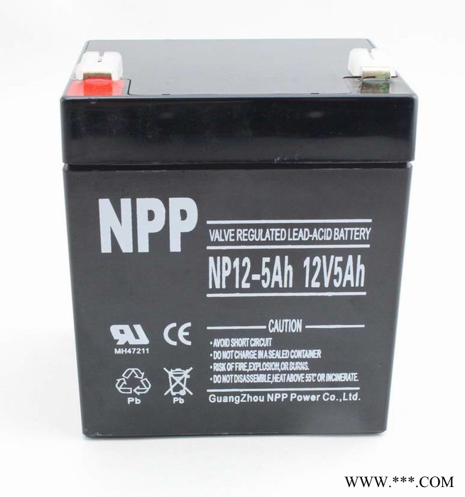 NPP 耐普蓄電池 NP12-5 太陽能免維護蓄電池 12V5AH 4AH UPS電源