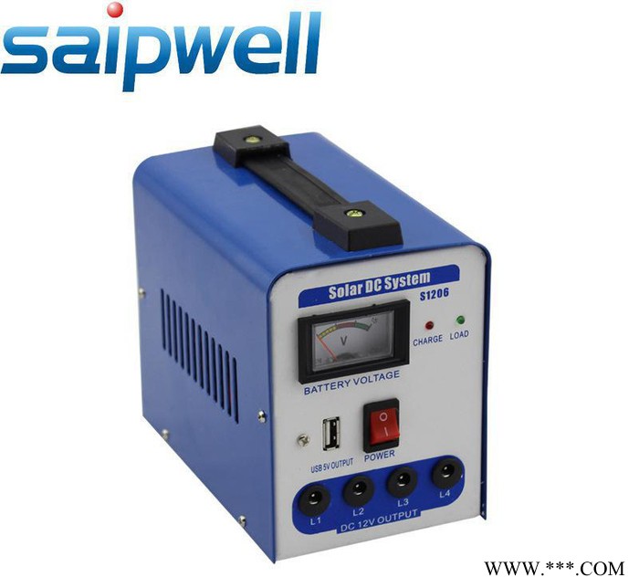 **小型太陽能發電機 直流家用照明手機充電系統S1206
