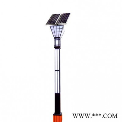 四川新炎光100W太陽能景觀燈75Ah電池每天亮6小時(shí)連續(xù)四個(gè)陰雨天太陽能路燈