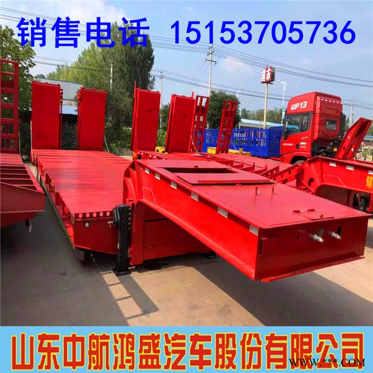 風力發電扇葉運輸半掛車 挖掘機半掛車