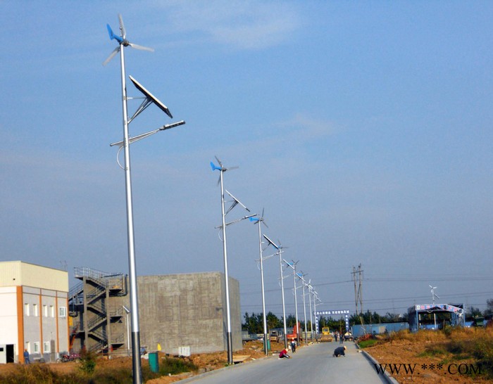 300W變槳矩風(fēng)力發(fā)電機(jī)廠區(qū)風(fēng)光互補(bǔ)路燈照明