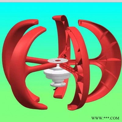 供應安徽FANGYONG垂直軸紅燈籠200W12v24v風力發電機