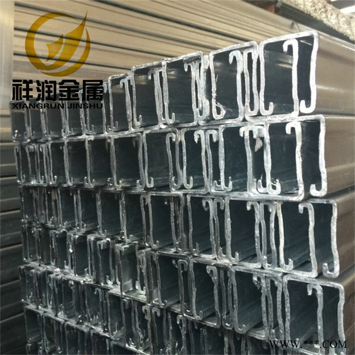 天津祥潤熱鍍鋅光伏支架配件太陽能支架C型鋼Q235材質廠家銷售