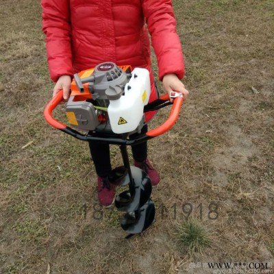 手推式植樹地鉆旋坑機(jī) 光伏打樁立柱挖坑機(jī)