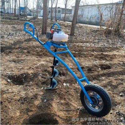 栽水泥柱子挖窩機(jī)光伏發(fā)電樁打坑機(jī) 雙人手提式挖窩機(jī)