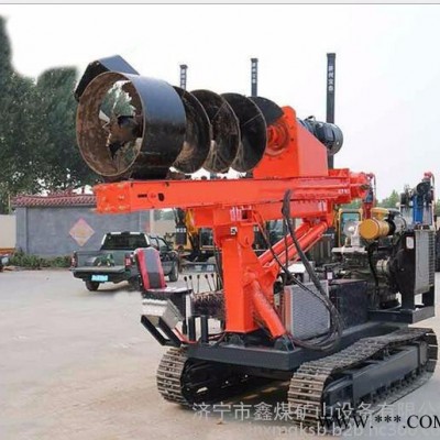 履帶式全液壓打樁機(jī) 太陽能光伏全液壓履帶式打樁機(jī)