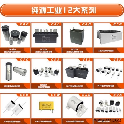 純源【廠家批發】光伏逆變器電容器定制 CSL 2uF 700VD