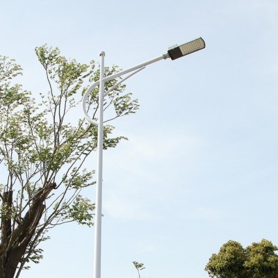 浤鑫光伏海螺臂路燈 LED路燈海螺臂金豆道路燈5米6米7米8米單臂新農(nóng)村市政大功率