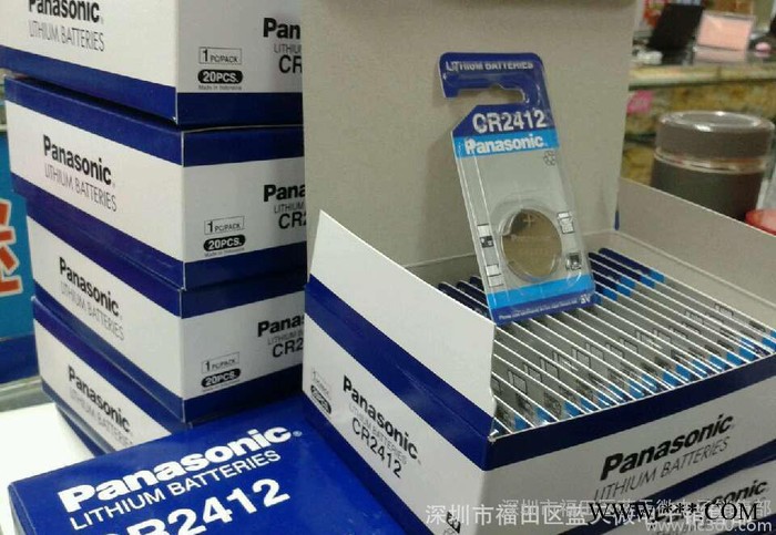 Panasonic松下 CR2412 3V紐扣鋰電池 印尼原