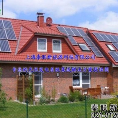 泰聯(lián)8KW上海周邊居民光伏屋頂電站系統(tǒng)安裝