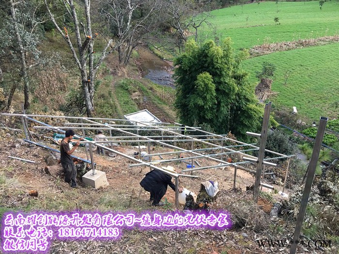 云南耀創昆明祿勸湯郎博愛新村4kw光伏提水項目成功提水