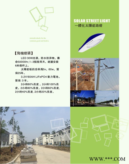 金寶來飛機頭 光伏路燈