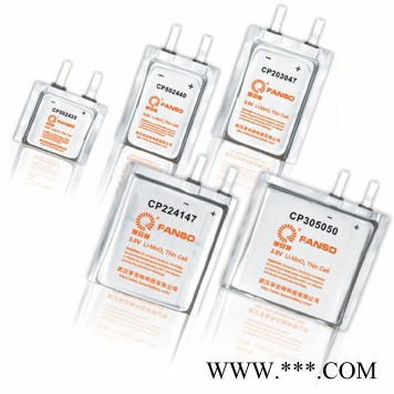 FANSO孚安特CP502025方形軟包電子標(biāo)簽專用3.0v鋰電池