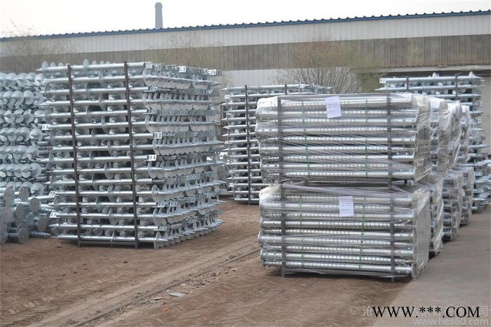 76*3地樁 螺旋地樁 太陽能光伏預埋樁