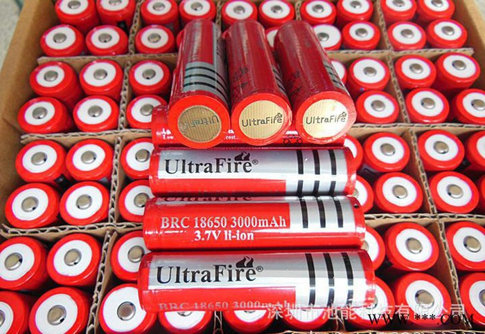 神火帶保護(hù)板加尖帽18650鋰電池，專(zhuān)用手電筒強(qiáng)光手電