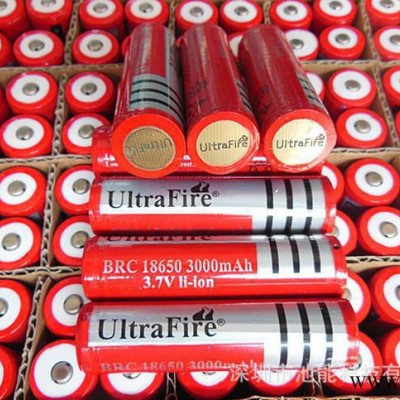 神火帶保護板加尖帽18650鋰電池，專用手電筒強光手電