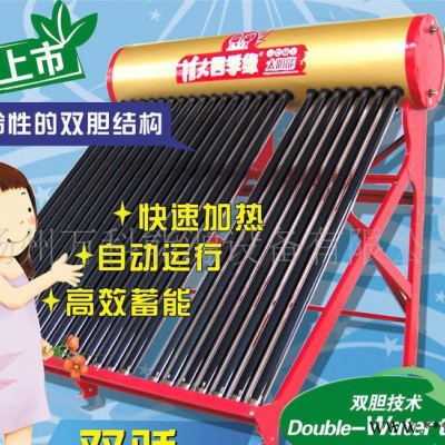 清大四季緣雙膽光電二用29管太陽能熱水器