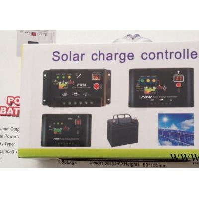 新款太陽能控制器10A 12V 24V 自動識別 光控和時控