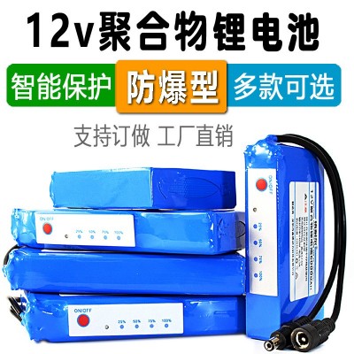 12V鋰電池聚合物輕小尺寸監(jiān)控攝像機路郵器便攜后備6A8A10A20A H安