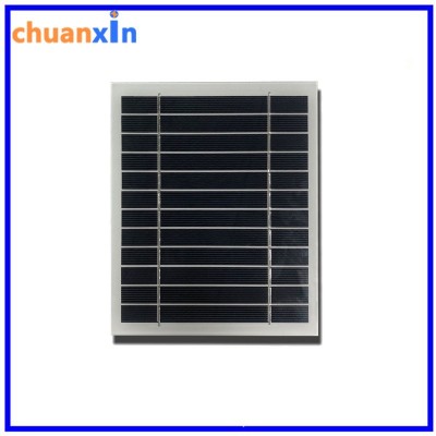 廠家直銷單晶硅熱賣 3W6V爆款多晶太陽能板玻璃PET層壓板光伏組件