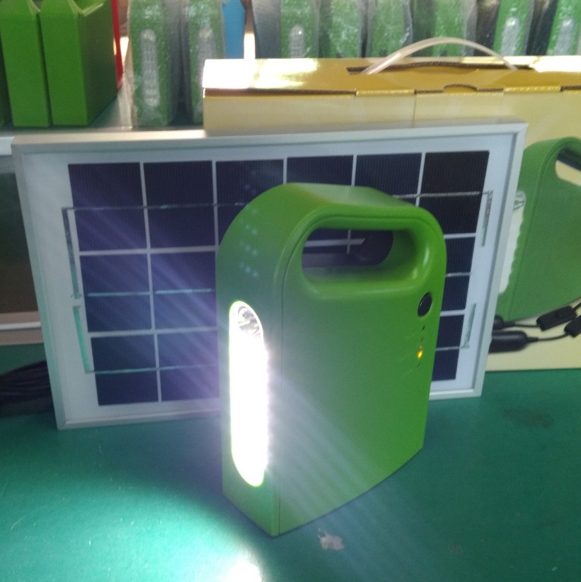 太陽(yáng)能照明燈系統(tǒng) 便攜式野營(yíng)燈家用應(yīng)急照明燈小發(fā)電系統(tǒng)夜市燈