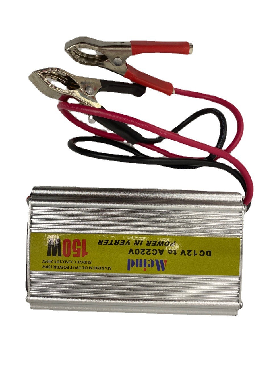 150w足瓦修正波方波逆變器12v轉220v車載電瓶夾子逆變器逆變電源