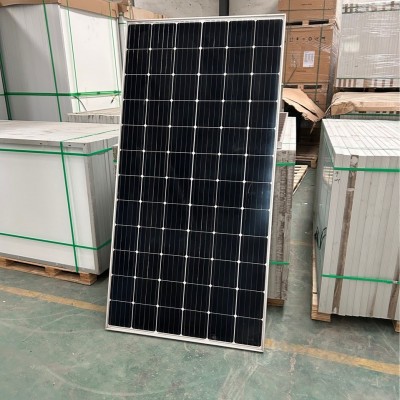 單晶硅光伏板單晶380W發(fā)電板 二手拆卸光伏電站