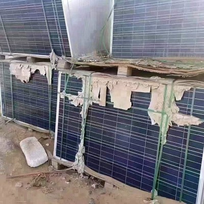 天合晶科晶澳二手回收電站拆卸品牌家用工商業組件光伏板太陽能板