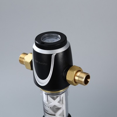 銅制前置過濾器 反沖洗廚房液體管道直沖凈水機水管前置過濾