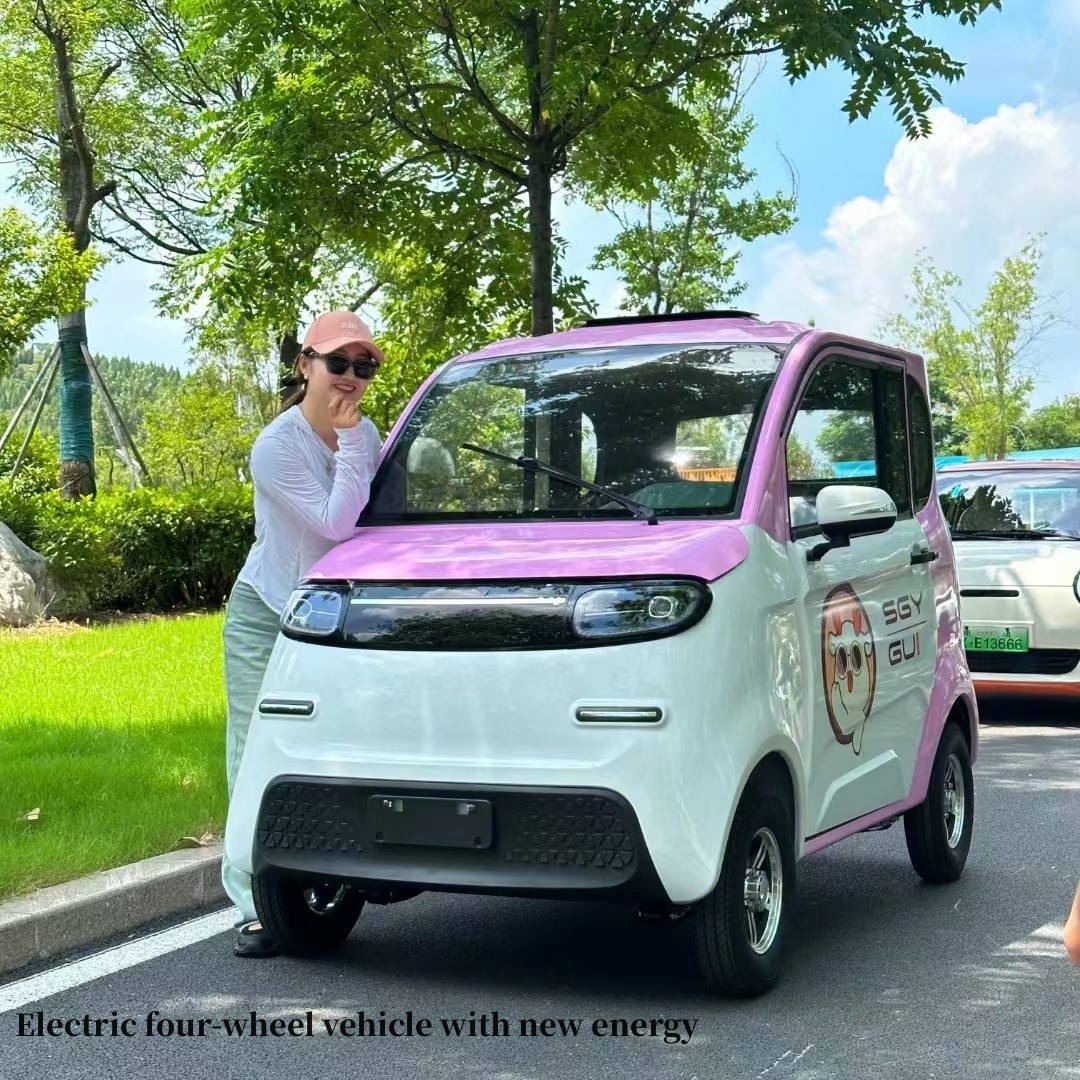 新能源電動四輪女士成人油電兩用代步車全閉封電動車
