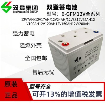 6-GFM-100直流屏UPS電源太陽(yáng)能原裝雙登12V100AH鉛酸免維護(hù)蓄電池