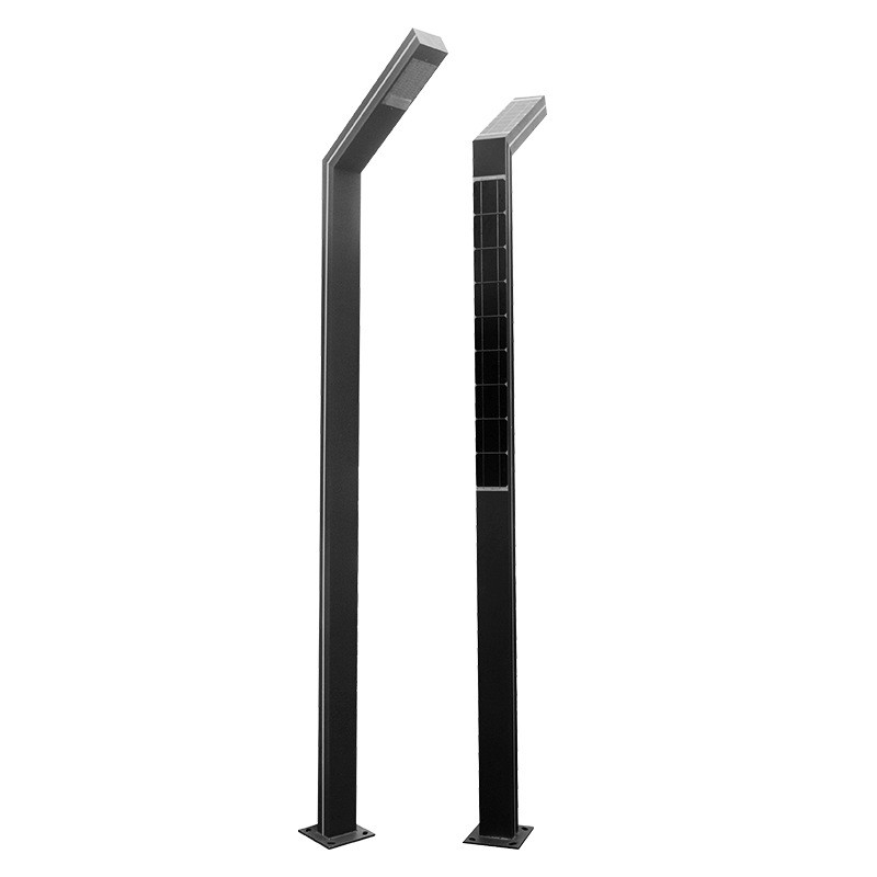 戶外太陽能庭院燈4米5米小區道路照明7字鋁型材景觀燈廠家批發