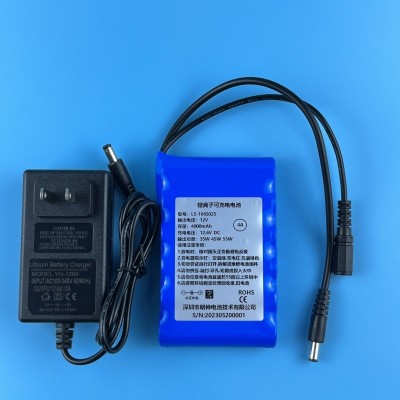 定制18650鋰電池大容量12V鋰電池三元鋰電池組儲能電池空 調服電池